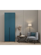 Шкаф прямой двухстворчатый «Вертикаль 0.8», 800×506×2216 мм, цвет дуб вотан/аквамарин  (артикул 11013556)  большой выбор товаров оптом и в розницу по низким ценам с доставкой