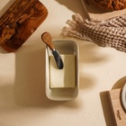 УЦЕНКА Паштетница с ножом и деревяной крышкой SL Home «Южная акация», 650 мл, нож 12.3×3 см, фарфор, белая - Фото 6