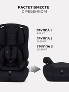 Автокресло RANT basic HD-02 Mile (Black) группа 1-2-3 (9-36 кг), черный - Фото 2