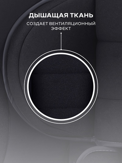 Автокресло RANT basic HD-02 Mile (Black) группа 1-2-3 (9-36 кг), черный