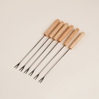 УЦЕНКА Набор для фондю SL Home, 1.6 л, d=17 см, h=10 см, эмалированное покрытие, чугун, бежевый - Фото 5