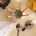 УЦЕНКА Набор для фондю SL Home, 1.6 л, d=17 см, h=10 см, эмалированное покрытие, чугун, бежевый - Фото 9