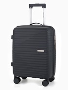 Чемодан на колёсах, 20", РР, кодовый замок, 38×22×56 см, серый - Фото 1