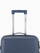 Чемодан на колёсах, 20", РР, кодовый замок, 38×22×56 см, голубой - Фото 3