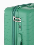 Чемодан на колёсах, 24", РР, кодовый замок, 43×26×66 см, зелёный  (артикул 11001084)  большой выбор товаров оптом и в розницу по низким ценам с доставкой