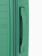 Чемодан на колёсах, 24", РР, кодовый замок, 43×26×66 см, зелёный - Фото 14