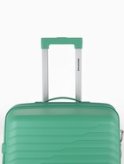 Чемодан на колёсах, 24", РР, кодовый замок, 43×26×66 см, зелёный  (артикул 11001084)  большой выбор товаров оптом и в розницу по низким ценам с доставкой