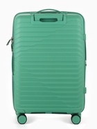 Чемодан на колёсах, 24", РР, кодовый замок, 43×26×66 см, зелёный  (артикул 11001084)  большой выбор товаров оптом и в розницу по низким ценам с доставкой