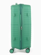 Чемодан на колёсах, 24", РР, кодовый замок, 43×26×66 см, зелёный - Фото 7