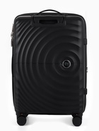 Чемодан на съёмных колёсах, 24", РР, кодовый замок, 43×26×66 см, чёрный  (артикул 11001085)  большой выбор товаров оптом и в розницу по низким ценам с доставкой