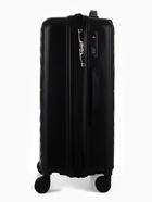 Чемодан на съёмных колёсах, 24", РР, кодовый замок, 43×26×66 см, чёрный  (артикул 11001085)  большой выбор товаров оптом и в розницу по низким ценам с доставкой