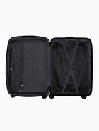 Чемодан на съёмных колёсах, 24", РР, кодовый замок, 43×26×66 см, чёрный  (артикул 11001085)  большой выбор товаров оптом и в розницу по низким ценам с доставкой