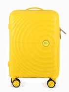 Чемодан на съёмных колёсах, 20", РР, кодовый замок, 38×22×56 см, жёлтый  (артикул 11001086)  большой выбор товаров оптом и в розницу по низким ценам с доставкой