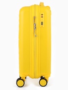 Чемодан на съёмных колёсах, 20", РР, кодовый замок, 38×22×56 см, жёлтый  (артикул 11001086)  большой выбор товаров оптом и в розницу по низким ценам с доставкой