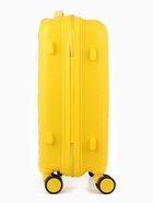 Чемодан на съёмных колёсах, 20", РР, кодовый замок, 38×22×56 см, жёлтый - Фото 7