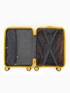 Чемодан на съёмных колёсах, 20", РР, кодовый замок, 38×22×56 см, жёлтый  (артикул 11001086)  большой выбор товаров оптом и в розницу по низким ценам с доставкой