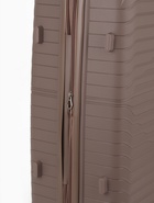 Чемодан маленький, 24", РР, кодовый замок, 4 колеса, 43×26×66 см, бежевый - Фото 15