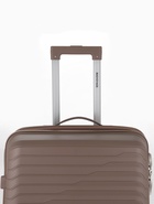 Чемодан маленький, 24", РР, кодовый замок, 4 колеса, 43×26×66 см, бежевый  (артикул 11001089)  большой выбор товаров оптом и в розницу по низким ценам с доставкой