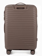 Чемодан маленький, 24", РР, кодовый замок, 4 колеса, 43×26×66 см, бежевый - Фото 6