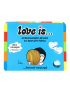 Освежающие конфеты Love is...в форме сердца со вкусом мяты, в блистере и обечайке, 10.8 г - Фото 2