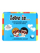 Освежающие конфеты Love is...в форме сердца со вкусом мяты, в блистере и обечайке, 10.8 г - Фото 3