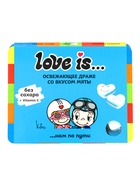 Освежающие конфеты Love is...в форме сердца со вкусом мяты, в блистере и обечайке, 10.8 г - Фото 4
