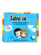Освежающие конфеты Love is...в форме сердца со вкусом мяты, в блистере и обечайке, 10.8 г - Фото 5