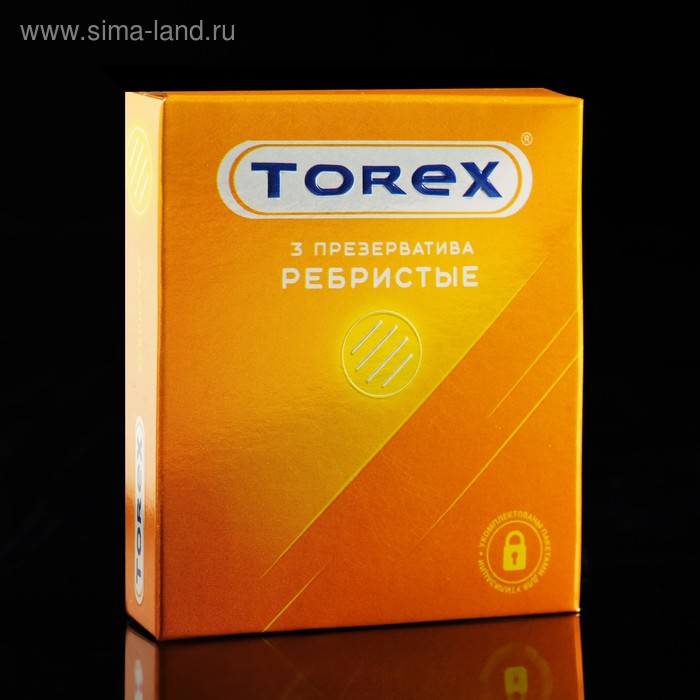 Презервативы «Torex» ребристые, 3 шт. - Фото 1