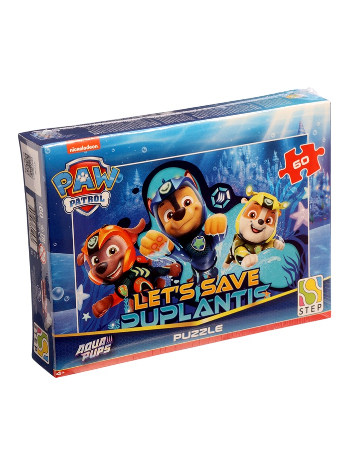 Пазл «Щенячий патруль. Аква», 60 деталей - Фото 1
