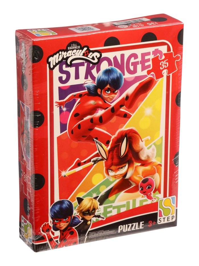 Пазл «Леди Баг и Супер-Кот», 35 деталей - Фото 1