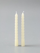 УЦЕНКА Набор свечей витых, 1,5х 15 см, 2 штуки, аромат жасмин - Фото 2