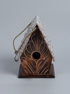 УЦЕНКА Подвесной декор «Скворечник» дерево 17×24×15 см, цв. коричневый 11016558