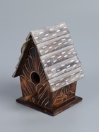 УЦЕНКА Подвесной декор «Скворечник» дерево 17×24×15 см, цв. коричневый 11016558