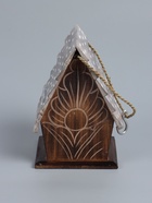 УЦЕНКА Подвесной декор «Скворечник» дерево 17×24×15 см, цв. коричневый 11016558