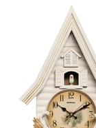 УЦЕНКА Часы настенные интерьерные большие с кукушкой «Лебеди», плавный ход, 63×8×32 см, белые 518357 - Фото 3