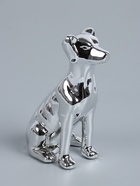 УЦЕНКА Копилка керамика «Пёсик серебристый» 11.5×9.5×20.5 см - Фото 2