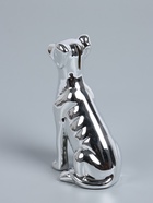 УЦЕНКА Копилка керамика «Пёсик серебристый» 11.5×9.5×20.5 см - Фото 4