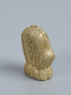 УЦЕНКА Свеча «Варежка», лак золото - Фото 3