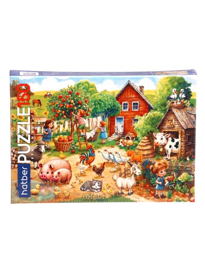Пазл «Каникулы в деревне», 33×22 см, 150 деталей