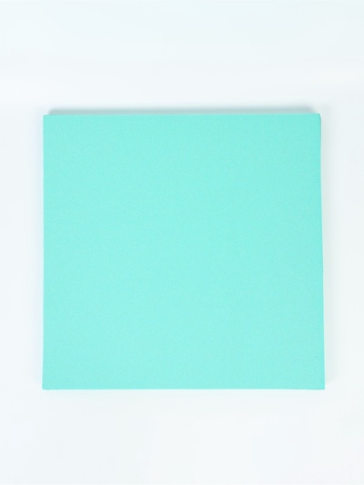 УЦЕНКА Фоамиран глиттерный 2 мм, 50х50 см, мятный