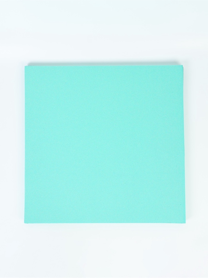 УЦЕНКА Фоамиран глиттерный 2 мм, 50х50 см, мятный - Фото 1