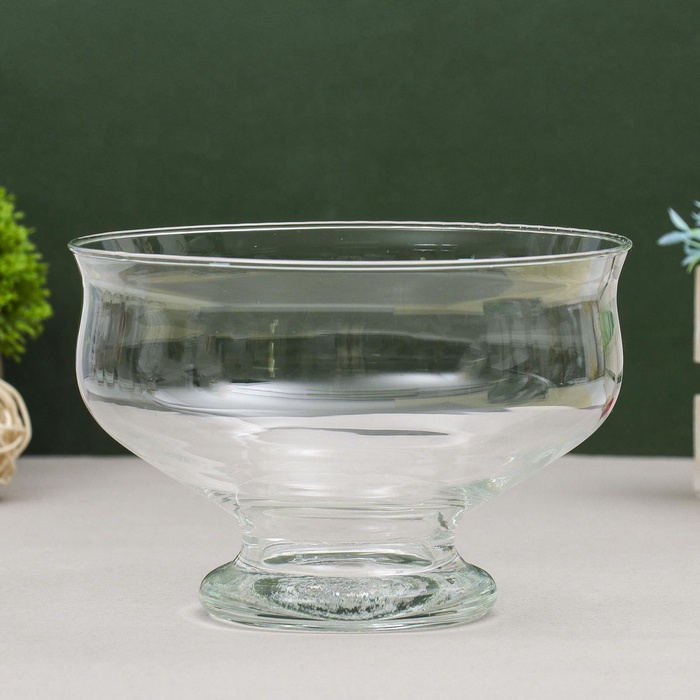 УЦЕНКА Ваза «Валхерен» 12×18 см, 1.6 л прозрачная - Фото 1