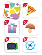 Настольная игра «Весёлые фигуры», развивающая, 55 карт, 3+ - фото 9457141