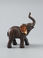 УЦЕНКА Сувенир полистоун «Слон африканский коричневый» золотые ушки 12×4.3×9.5 см - Фото 2