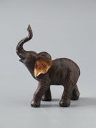 УЦЕНКА Сувенир полистоун «Слон африканский коричневый» золотые ушки 12×4.3×9.5 см - Фото 4