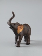 УЦЕНКА Сувенир полистоун «Слон африканский коричневый» золотые ушки 12×4.3×9.5 см - Фото 5