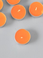 УЦЕНКА Набор чайных свечей ароматических "Апельсин", 3,8х1,6 см, 3,5 ч, 12 г, 6 штук - Фото 4