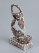 УЦЕНКА Сувенир «Йога» дерево 27×10×33 см, цв. коричневый - Фото 3
