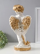 Фигура "Ангел с корзиной" белый, 47х25х23 см  (артикул 10994852)  большой выбор товаров оптом и в розницу по низким ценам с доставкой