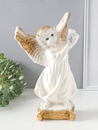 Фигура "Ангел с фонарём" белый, 34х22х15 см  (артикул 10994854)  большой выбор товаров оптом и в розницу по низким ценам с доставкой